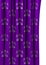 Purple curtain