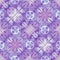 Purple decorative background tile with geometric floral motif