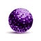 Purple Disco Ball