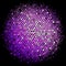 Purple disco lights background