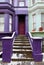 Purple doorway