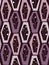 Purple dot retro vase pattern