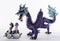 Purple Dragon Figurine Protecting Its Hatching Chicks