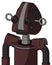Purple Droid With Droid Head And Dark Tooth Mouth And Red Eyed