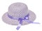 Purple Easter Bonnet Hat