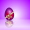Purple easter egg background