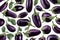 purple eggplants pattern