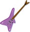 Purple Electric Guitar