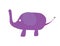 Purple Elephant cartoon