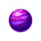 Purple far planet sphere globe alien fiction world