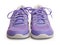 Purple female sport shoes