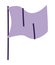 purple flag illustration