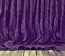 Purple floral curtains background