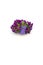 Purple Flowers in ultra violet flowerpot