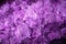 purple fluorite crystal backlit
