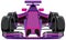 Purple formula racing car