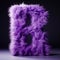 Purple Furry Letter R A Digital Manipulation Inspired By Mike Campau