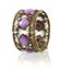Purple gemstone bangle
