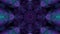 Purple geometric ornament with light reflections 3d illustration