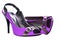 Purple glamour shoes