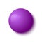 Purple glossy button