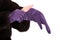 Purple gloves