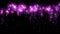 Purple Glowing Glittering Sparkles Overlay Graphic Element