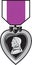 Purple heat medal of bravery