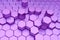 Purple hexagon pattern - honeycomb concept