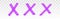 Purple highlighter crosses set isolated on transparent background. Marker pen highlight underline cross. Vector hand