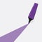 Purple highlighter vector.