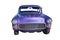 Purple hotrod sedan front