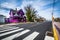 Purple house along Savannah Road in Lewes, Delaware.