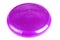 Purple inflatable balance disk isoleated on white background, It is also known as a stability disc, wobble disc, and