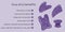 Purple infographic banner with gua sha facial massage exercise. Guasha amethyst for skin care wellbeing.