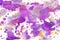 Purple ink brush splashes stains background