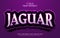 Purple jaguar esports logo team in 3d editable text effect