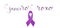 Purple January in portuguese Janeiro Roxo, Brazil campaign for hansen disease awareness banner. Handwritten calligraphy