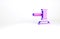 Purple Judge gavel icon isolated on white background. Gavel for adjudication of sentences and bills, court, justice