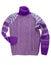 Purple knitted sweater. Studio. Isolate