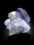 Purple kunzite var spodumene with quartz and tourmaline crystal mineral specimen from Kunar afghanistan