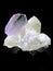 Purple kunzite var spodumene with quartz and tourmaline crystal mineral specimen from Kunar afghanistan