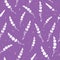 Purple lavender vector seamless repeat pattern.