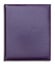 Purple leather notebook isolated