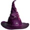 Purple Leather Witches Hat