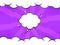 Purple Lightning Bolts Rays Background With Halftone Effect, Clouds