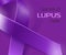 Purple Lupus awareness ribbon background