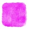 Purple magenta watercolor textured backdrop wallpaper background. Hand drawing square watercolor paint on paper. Rugged grunge