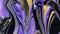 Purple Magic Liquid Modern Drawing Background. Violet Fluid Texture Black Creative Abstract Effect, Artwork Modern