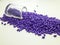 purple masterbatch granules